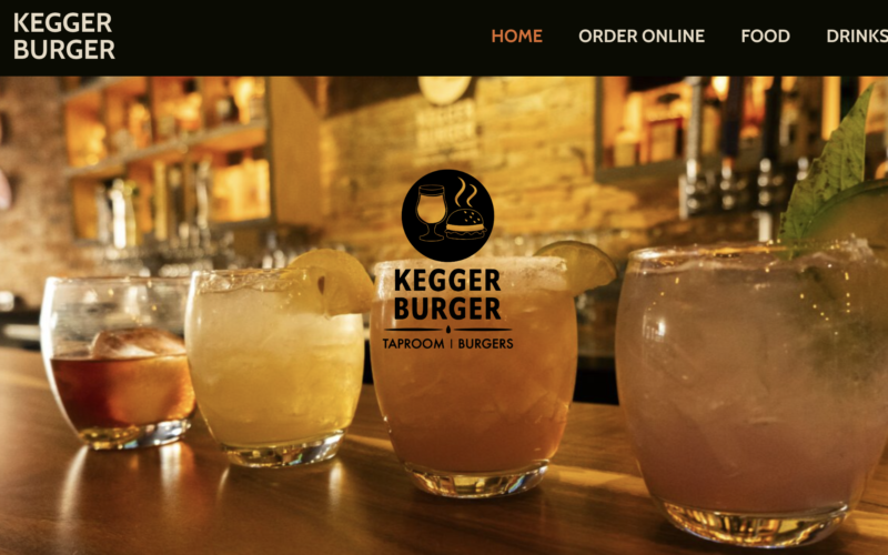 kegger burger website