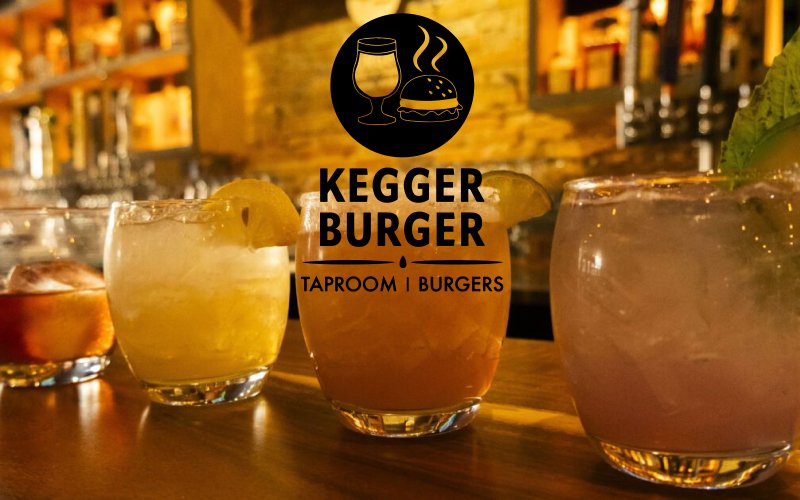kegger burger taproom and restaurant website